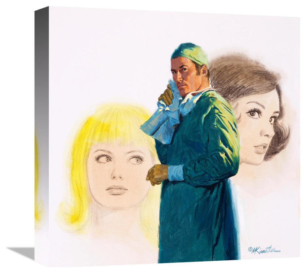 "The Doctor's Private Life" Stretched Canvas Giclee by Mort Kunstler, 16"x16"