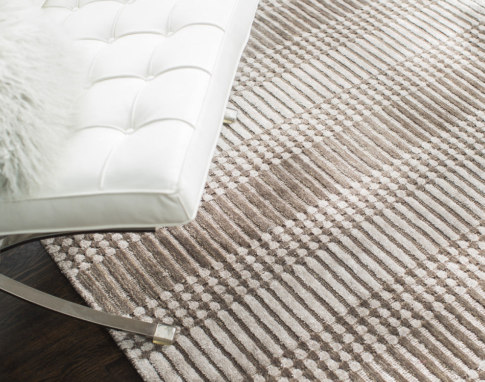 Helli Tufted Area Rug, Brown, 8'x10'