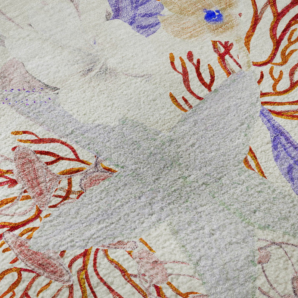 Addison Premium Washable Mayfield AMF180 Ivory 8' x 10' Rug