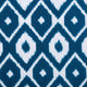 DII Blue Ikat Outdoor Tablecloth With Zipper 60"x120"