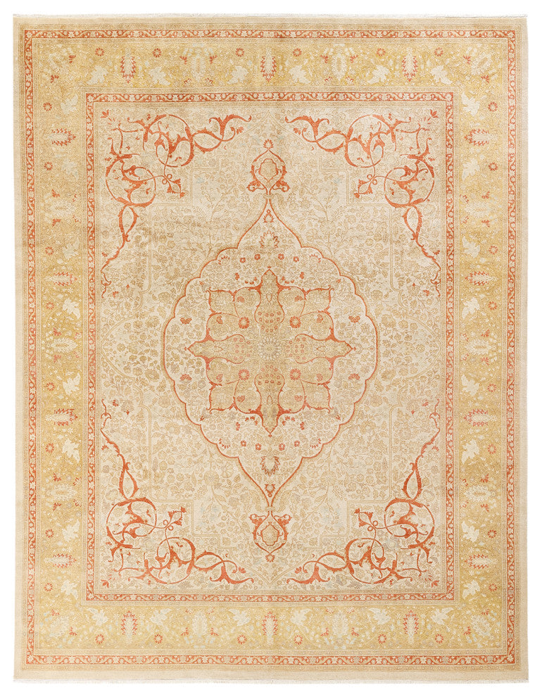 Alaia, One-of-a-Kind Hand-Knotted Area Rug Ivory, 8'2"x10'3"