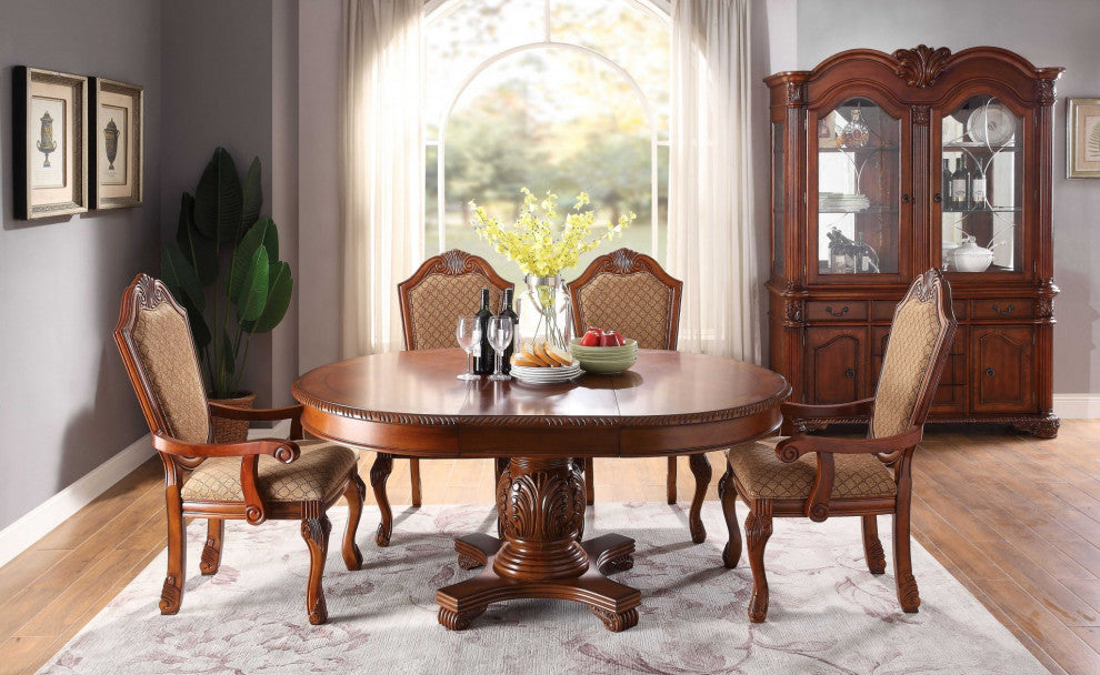 30'x48'x66' Wood Poly-Resin Veneer and Engineered Wood Dining Table Cherry