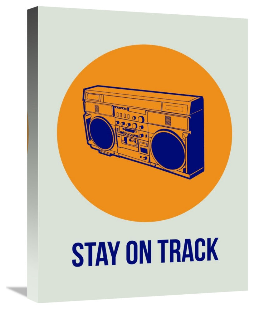 "Stay On Track BoomBox 1" Fine Art Print