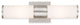 Livex 52122-91 2-Light Wall Sconce/ Bath Light, Brushed Nickel