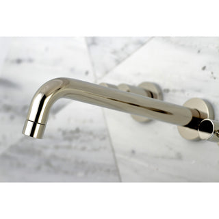 Two-Handle Wall Mount Tub Faucet, Polished Nickel