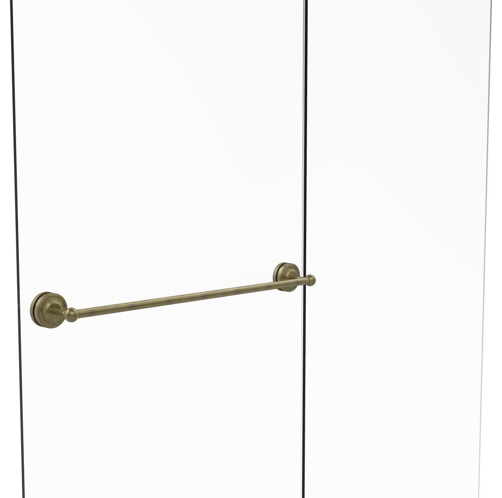 Prestige Regal 30" Shower Door Towel Bar, Antique Brass