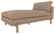 Cantor Leather Chaise, Finish: Dove, Leather: Marcona