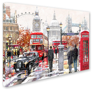 The Macneil Studio 'London Collagex2 Copy' Canvas Art, 32"x24"