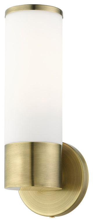 Antique Brass Contemporary, Minimal, Urban, Clean Single Sconce