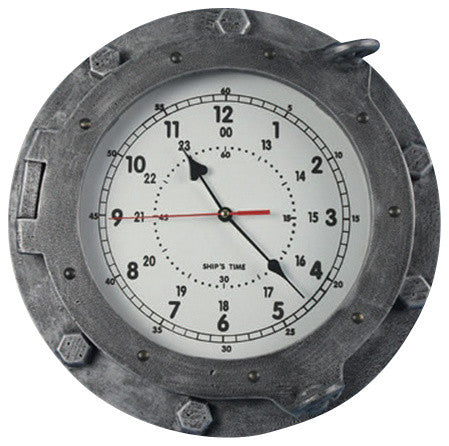 Wooden Porthole Clock