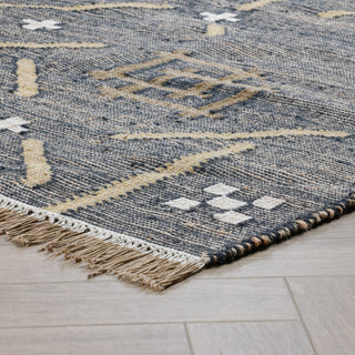 Belfast Wool Blend Area Rug by Kosas Home, Black/Multi, 5x8