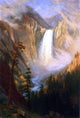 Albert Bierstadt Yellowstone Falls Premium Canvas Print