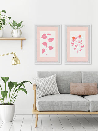 Young Plants Diptych, 2-Piece Set, 30x45 Panels