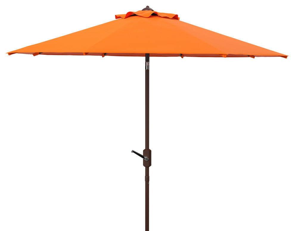Safavieh Ortega 9' Auto Tilt Crank Umbrella