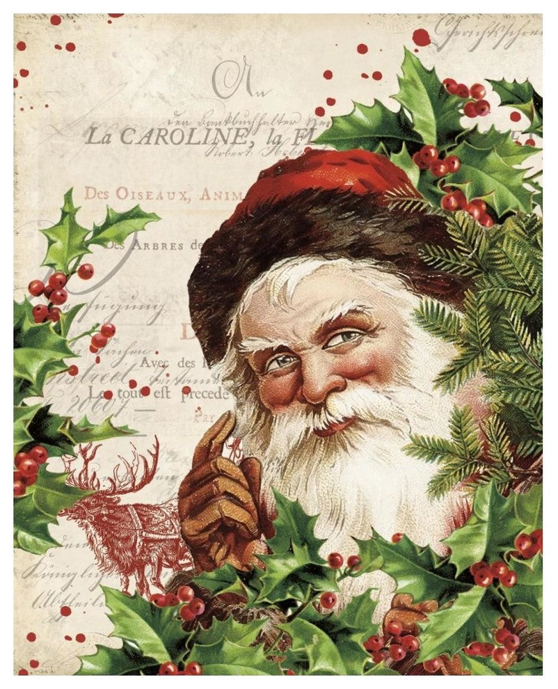 "Vintage Holiday IV" Digital Paper Print by Katie Pertiet, 30"x37"