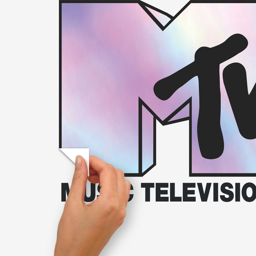 Mtv Holographic Peel And Stick Giant Wall Decals
