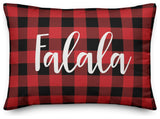 Falala, Buffalo Check Plaid 14x20 Lumbar Pillow