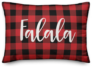 Falala, Buffalo Check Plaid 14x20 Lumbar Pillow