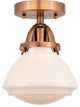 INNOVATIONS 288-1C-AC-G321-LED 1-Light Semi-Flush Mount Antique Copper