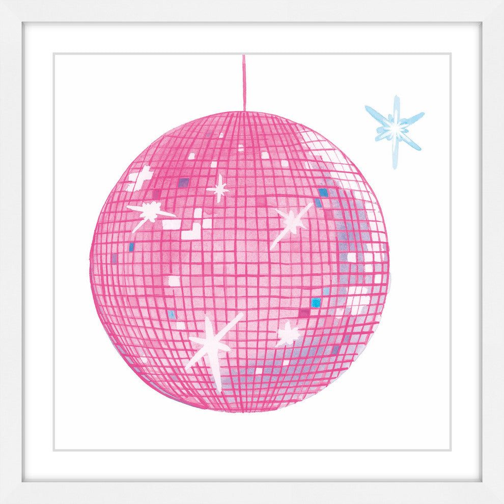 "Discoball" Framed Painting Print