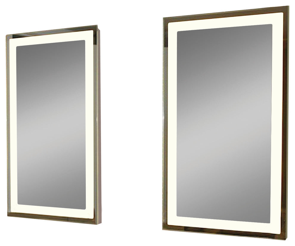 Illume LED Rectangle Backlit Mirrors, 24"x36"