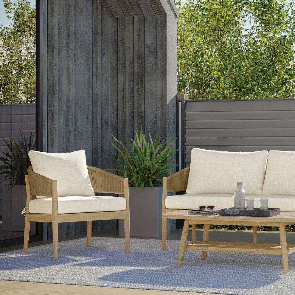 Bayshore Outdoor Conversation Chair (Set of 2)