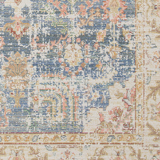 Century Bethel Area Rug, Blue, 7'10" x 10'6", Bordered