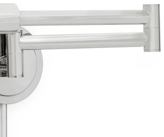 Regina Andrew Noble Swing Arm Task Sconce/Polished Nickel