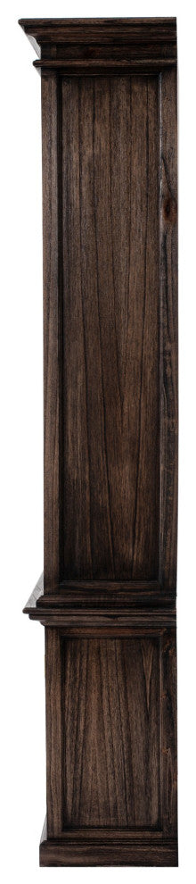 Black Wash Bookshelf Hutch