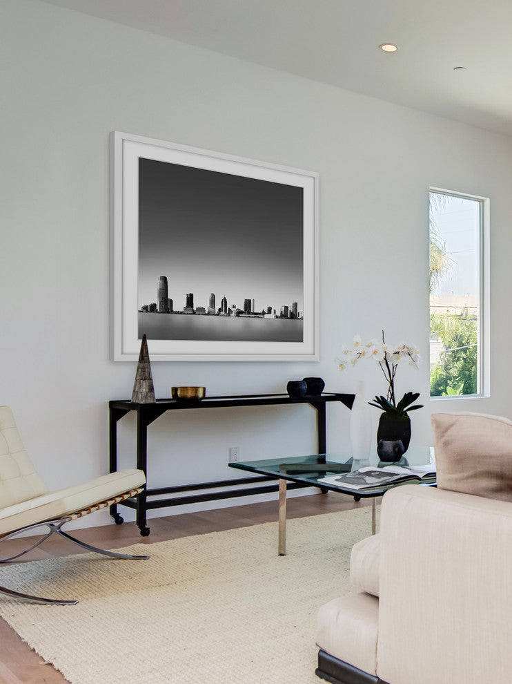 "New York Minimalism" Framed Painting Print, 32"x32"