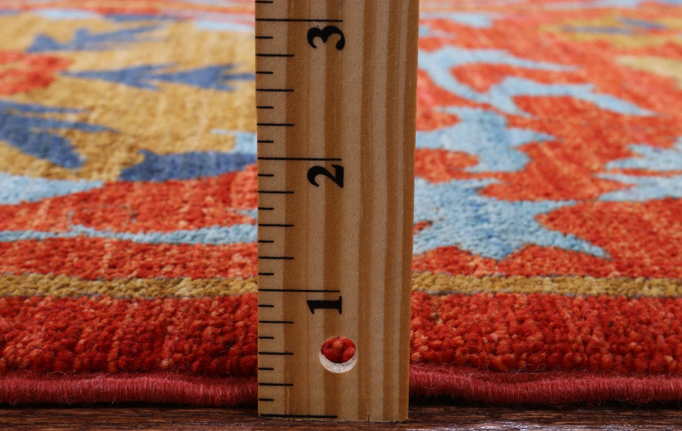 9' 2" X 12' 3" William Morris Handmade Wool Rug Q7209