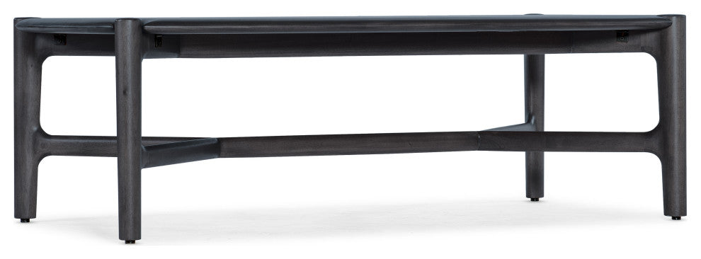 Harlow Soft Rectangle Coffee Table, Black