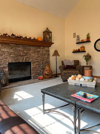 Rustic, Floating Shelf, 2" Thick x 6" Deep, Mountable, Black, 18"