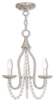 Alessia 3-Light Mini Chandelier, Brushed Nickel