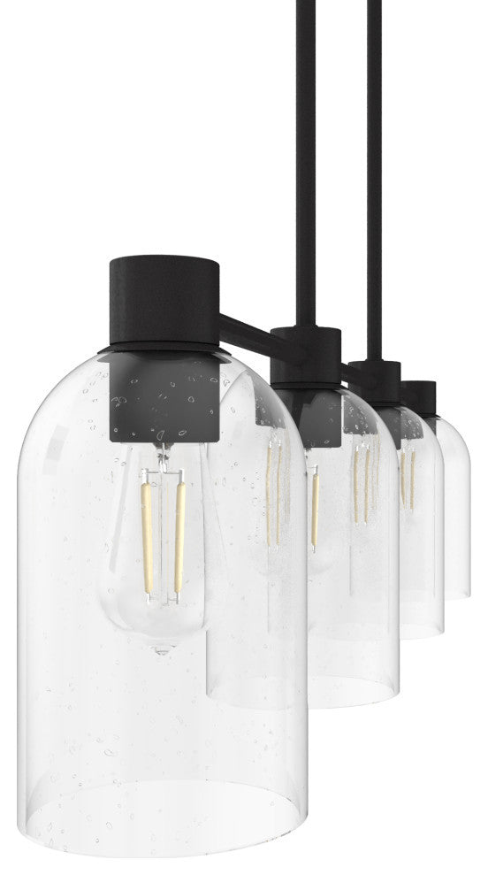 Hunter Lochemeade Noble Bronze 4 Light Chandelier Ceiling Light Fixture