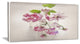 "Vintage Pink Flowers" Canvas Print, 40"x20"