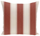 Striate Stripe Stripe Print Pillow, Orange, 20"x20"