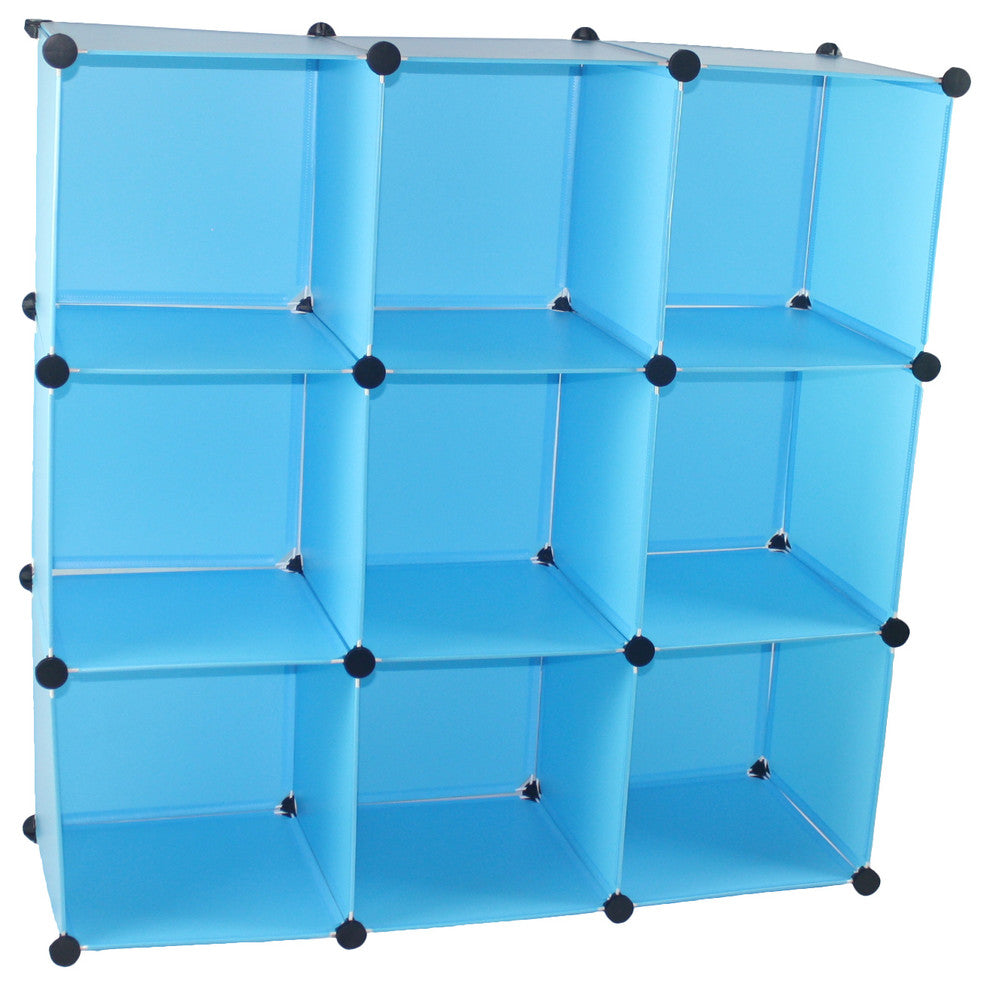 Expandable Polypropylene Cube Storage, Blue