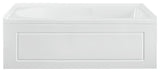 Concorde 60"x32" Acrylic, Alcove, Left-Hand Drain