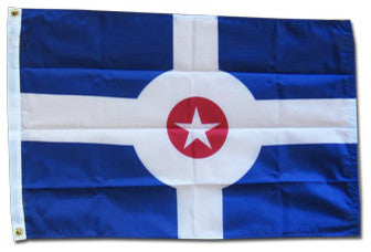 Indianapolis, 2'x3' Nylon Flag
