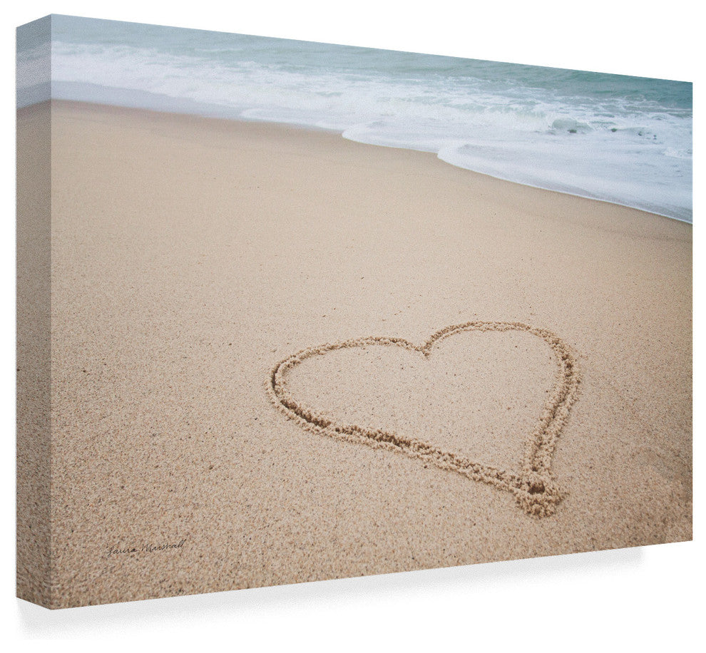 Laura Marshall 'Beach Love I' Canvas Art