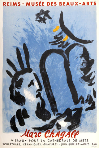 Moses, Vitraux de la Cathodrale de Metz, Marc Chagall