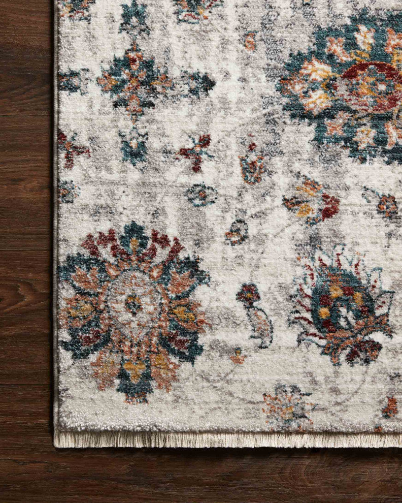 Samra SAM-08 Ivory/Multi 2'3"x3'10" Area Rug