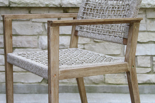 7-Piece Ivory Composite and Eucalyptus Wash Dining Set