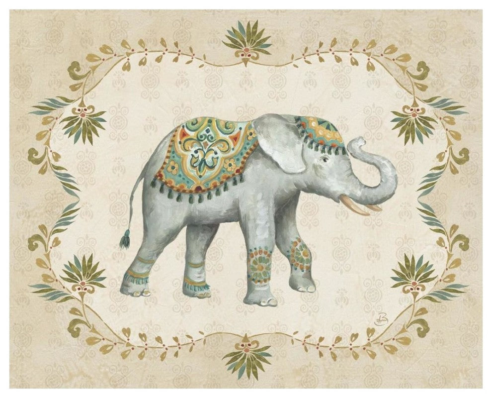 "Elephant Walk IV" Digital Paper Print by Daphne Brissonnet, 30"x24"