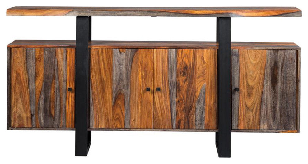 Transitional Sideboard, Floating Top & Several Cabinets With Ample Storage Space