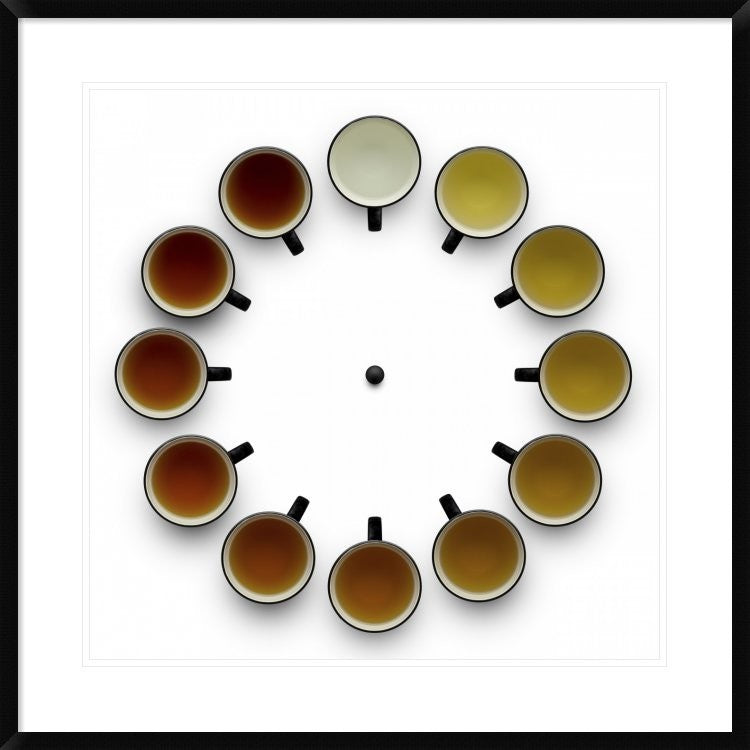 "Tea Time" Framed Digital Print by Wieteke De Kogel, 32"x32"
