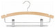 Juniors Arched Wooden Combo Hanger, 14", Set of 25