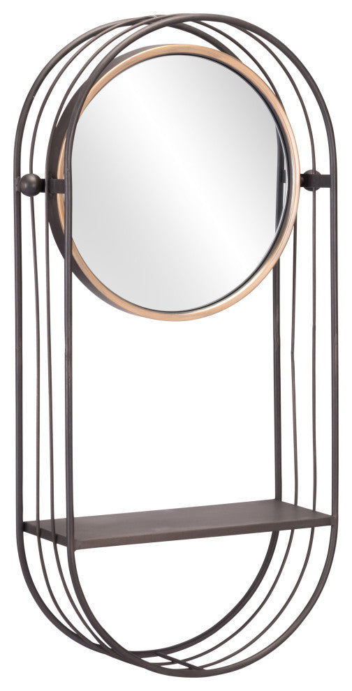 Saroni Mirror Shelf Gray