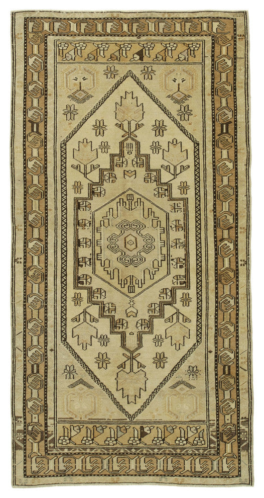 Rug N Carpet - Handwoven Turkish 3' 9'' x 7' 3'' Unique Wool Rug